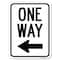 Signmission One Way Sign Left Arrow Heavy-Gauge Aluminum Rust Proof Parking Sign, 18" x 24", A-1824-23522 A-1824-23522 - alternate 1
